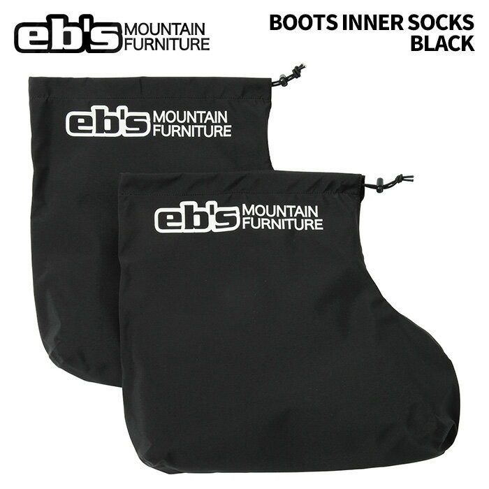 eb's エビス BOOTS INNER SOCKS BLACK ブーツインナーソックス 25-26モデル