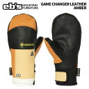 eb's エビス GAME CHANGER LEATHER AMBER ゲームチェンジャーレザー ミトングローブ 25-26モデル