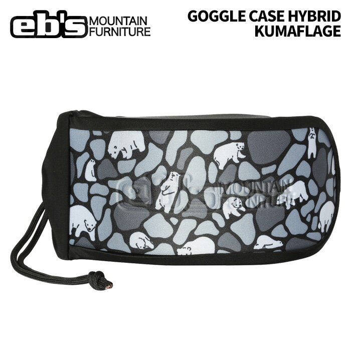 eb's エビス GOGGLE CASE HYBRID KUMAFLAGE ゴーグルケースハイブリッド 25-26モデル