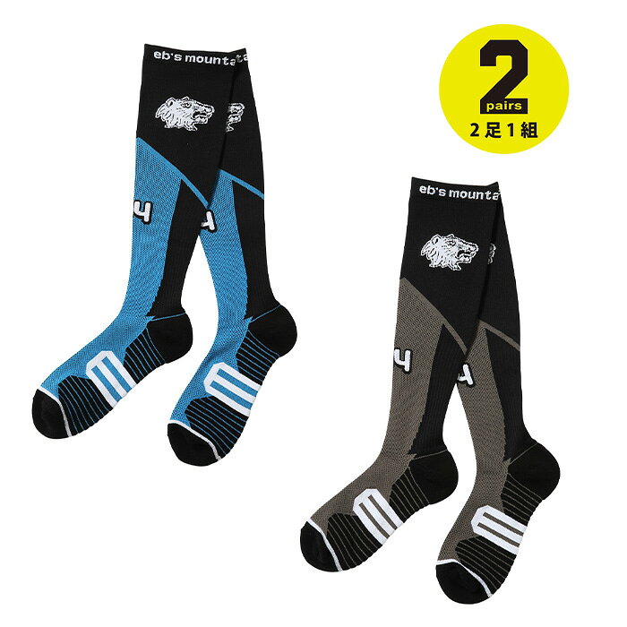 DREAM GATES SPORTSのeb's エビス COMPRESSION MANIA MAJOR 2C/ASSORTED コンプレッションマニア ソックス 25-26モデル｜アングル2