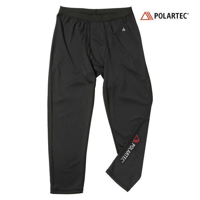 DREAM GATES SPORTSのeb's エビス POLARTEC LAYER PANTS BLACK ポーラテックレイヤーパンツ インナー 25-26モデル｜アングル2
