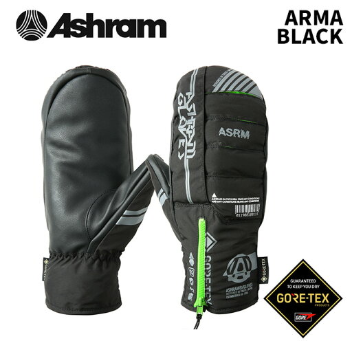 ASHRAM アシュラム グローブ ARMA BLACK アルマ ASRM24W04 24-25モデル ASHRAM アシュラム グローブ ARMA BLACK アルマ ASRM24W04 24-25モデル