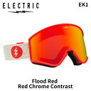 ELECTRIC エレクトリック ゴーグル EK1 Flood Red Red Chrome Contrast 24-25 モデル【返品交換不可商品】(4)