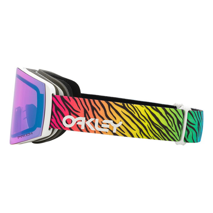 OAKLEY オークリー ゴーグル FALL LINE M / BENGAL WHITE / PRIZM ICED IRIDIUM / OO7103-77 24-25 モデル 【返品交換不可商品】