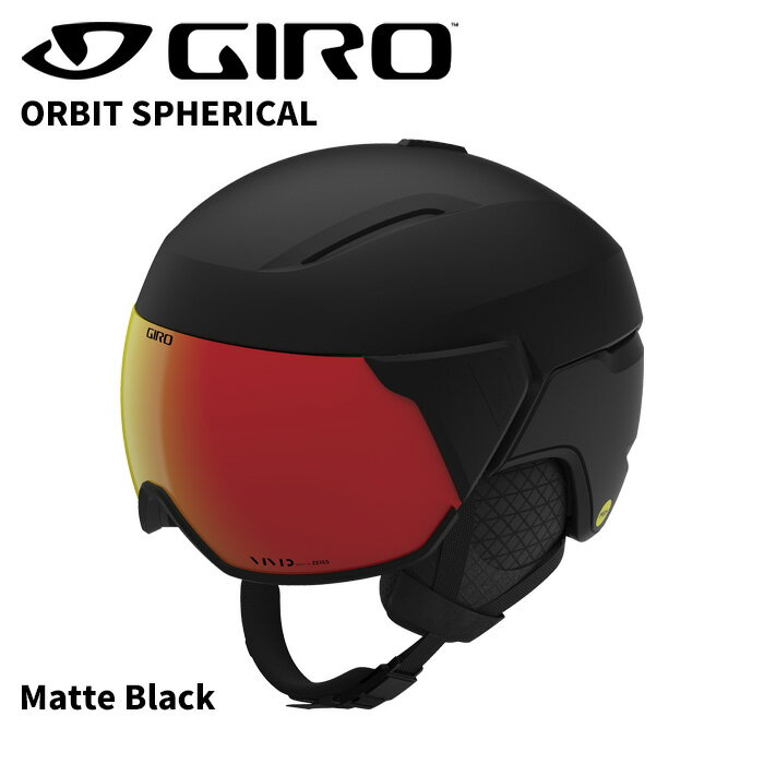 ORBIT SPHERICAL（オービット スフェリカル） SPHERIACAL,Mips,vivid ZEISS社によるVIVIDシールドは、シールドをヘルメット前方に向かって引きながら降ろすことで隙間無く収納でき、ヘルメット内部に侵入する雪や風を大幅に軽減。温度調整可能なサーモスタットコントロールや、回転エネルギーを低減させるスフェリカルテクノロジー等、最先端のフィーチャーを満載。 ※吹雪等の悪天候時にはシールド内に雪が舞い込むことがあります ※輸入数限定モデル CONSTRUCTION ● スフェリカルテクノロジー ● ハイブリッド構造 FIT SYSTEM ● インフォーム2フィットシステム ● オンザフライバーチカルチューニング VENTILATION ● サーモスタットステルスベンチレーション ● スタックベンチレーション FEATURES ● シームレスインテグレーテッドシールド ● 取り外し可能イヤーパッド ● 接続型 ZEISS VIVIDシールド ● トラベルバッグ付き ● CE EN1077安全基準 SIZES M（55.5-59cm） L（59-62.5cm） ※ご注意※ ・製造過程で細かいキズがつくことがあります。ご了承ください。 ・実店舗と在庫を共有しているため、タイミングによって完売となる場合がございます。 ・モニターの発色によって色が異なって見える場合がございます。