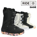 RIDE ライド スノーボード ブーツ SAGE 24-25 モデル レディース レディス 女性用