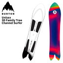 BURTON バートン スノーボード 板 Unisex 3D Family Tree Channel Surfer 24-25 モデル