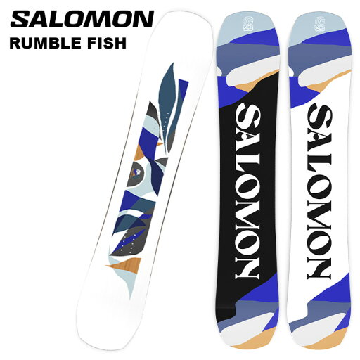 SALOMON サロモン スノーボード 板 RUMBLE FISH 24-25 モデル SALOMON サロモン スノーボード 板 RUMBLE FISH 24-25 モデル