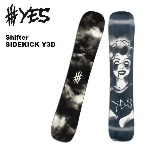 YES イエス スノーボード 板 Shifter SIDEKICK Y3D 24-25 モデル MENS YES イエス スノーボード 板 Shifter SIDEKICK Y3D 24-25 モデル MENS