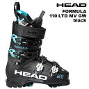 HEAD ヘッド スキーブーツ FORMULA 110 LTD MV GW black 24-25 モデル