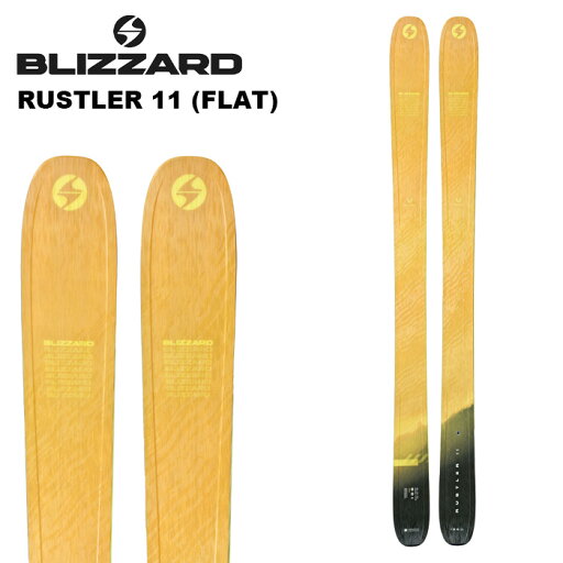 BLIZZARD ブリザード スキー板 RUSTLER 11 (FLAT) 板単品 24-25 モデル BLIZZARD ブリザード スキー板 RUSTLER 11 (FLAT) 板単品 24-25 モデル