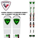 ROSSIGNOL ロシニョール スキー板 SUPER VIRAGE VI OVERSIZE KONECT + NX 12 KONECT GW B80 BLAC...