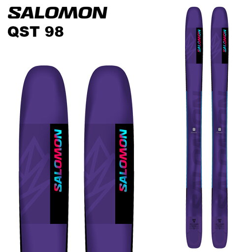 SALOMON サロモン スキー板 QST 98 板単品 24-25 モデル SALOMON サロモン スキー板 QST 98 板単品 24-25 モデル