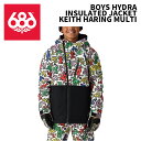 686 シックスエイトシックス ウェア BOYS HYDRA INSULATED JACKET KEITH HARING MULTI 24-25(2025)モデ...