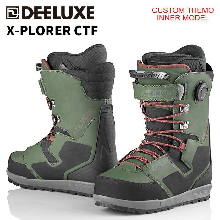 DEELUXE �f�B�[���b�N�X �X�m�[�{�[�h �u�[�c X-PLORER CTF 25-26 ���f��