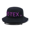 取扱店舗限定 NEWERA【OUTDOOR ADVENTURE LIGHT GORE-TEX PACLITE:BLACKxPURPLE】ニューエラ 13516228 ゴアテックス アドベンチャー バケットハット