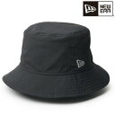 取扱店舗限定 NEWERA【OUTDOOR BUCKET01 STRETCH:BLACK】バケット01 パッカブル Tech Stretch SOLOTEX ECOPET