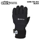 eb's エビス GORE-TEX JR 5 BLACK ゴアテックス ジュニアファイブ グローブ 25-26モデル ジュニア