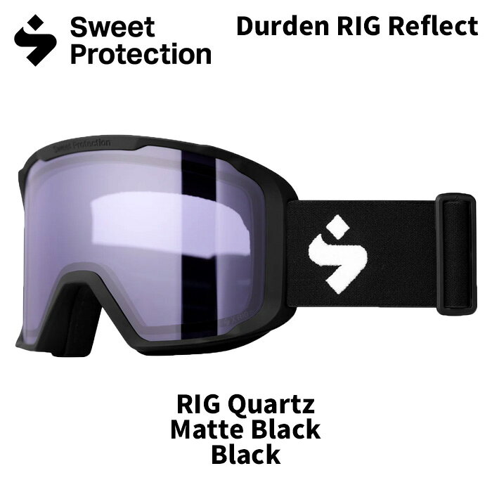 Durden RIG Reflect 【カラー】 LENS : RIG Quartz FLAME : Matte Black STRAP : Black ワイドサイズフレームにシリンドリカル平面レンズを搭載したオールマウンテン・ユースのニューモデル。スウィートプロテクションのゴー グルの中で最も広い視界を誇り、ゲレンデからバックカントリーまで幅広い用途をカバーします。日本販売モデルは、ノーズブリッジに追加 のフォームパッドを配したローブリッジアジアンフィット。ノーズブリッジが低い人でも空気の隙間を最小限に抑え、より良いフィット感を 得ることができます。 すべてのゴーグルには、優れたコントラストにより色の歪みに最小限にして目の疲れを軽減する革新的な RIG&reg; レンズが付いています。細いフ レーム、上下に配置された大きなベントポート、バックルとフレームアンカーが一体化した50mmのストラップなど、プレミアムなディテー ルがスタイルと機能性を両立させています。レンズ外側に疎水・疎油コーティング、内部には防曇処理を施しています。 SAJ公式用品認定: スウィートプロテクションのヘルメット・ゴーグルは、SAJ公式用品認定(通称:OS認定)を取得しています。使用可能なカテゴリーは、アルペンスキー全種目、スキークロス、技術選、モーグル、スロープスタイル(スキー)、ハーフパイプ(スキー)、エアリアル、の各種目です。全日本スキー連盟の管轄する全ての大会およびFIS公認大会での用品使用が可能です。 ・RIG - レティナ・イルミネーション・グレーディング レンズ ・スーペリア・フィールド・ヴィジョン ・エクストリームインパクトレジスタンス ・シリンドリカル レンズ ・アンチフォグ ・超撥水・超疎水性コーティング ・100%UVプロテクション ※ご注意※ ・製造過程で細かいキズがつくことがあります。ご了承ください。 ・実店舗と在庫を共有しているため、タイミングによって完売となる場合がございます。 ・モニターの発色によって色が異なって見える場合がございます。 【返品交換不可商品】