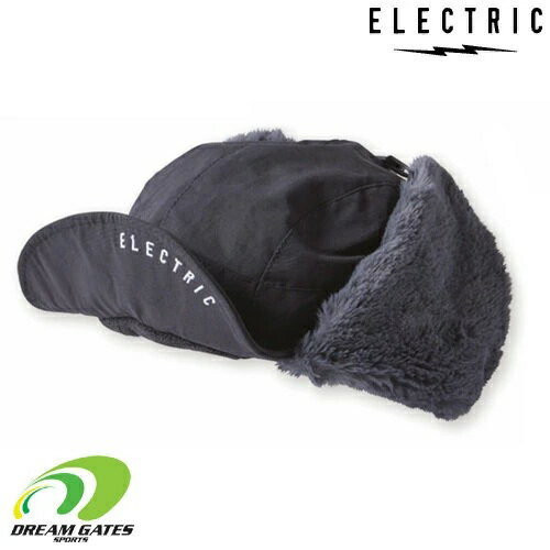 ELECTRIC【MOTOR BOMBER CAP：BLACK】エレクトリック パイロットキャップ　ボア付き　トラッパー　極寒..