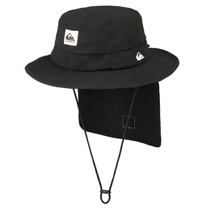 QUIKSILVER [QSA251712: BLK](B70) メンズ サーフハット 帽子 25SS【WR UV WATER BEACH HAT】クイック..