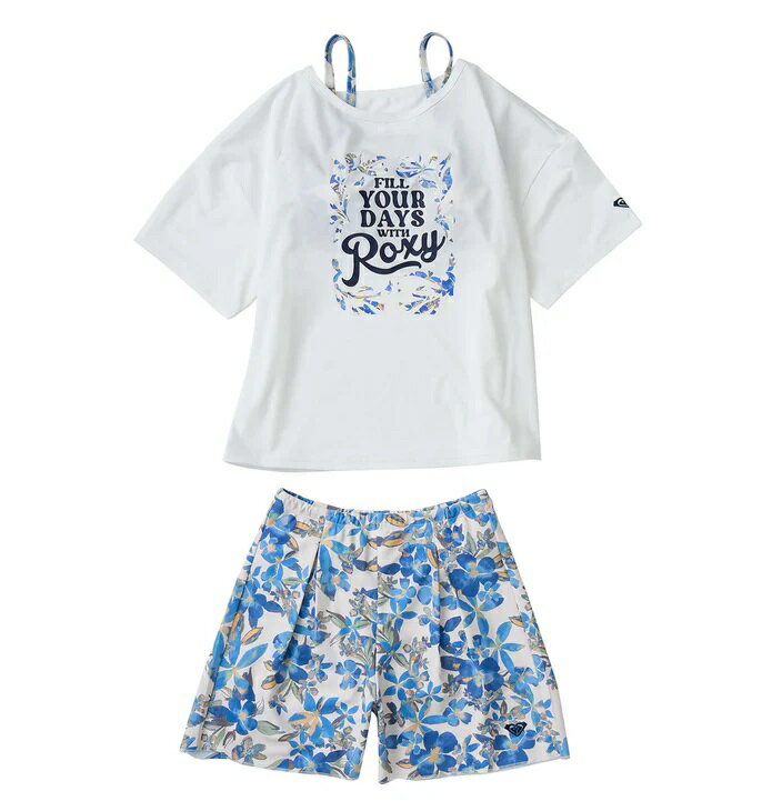 ROXY ロキシー 子供【TSW251102】(2F/RSL) ラッシュTシャツ付き 水着 3点セット25SS [MINI ARTSY FLORAL] 女の子 ガールズ キッズ ジュニア 上下セット 海 プール キャンプ 水遊び スクール水着 水泳教室 スイミングのサムネイル
