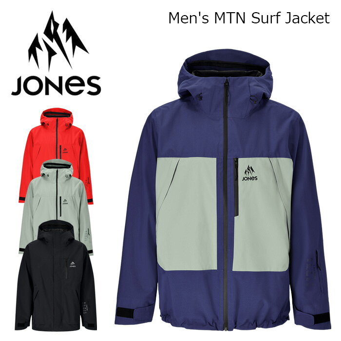 Men's MTN Surf Jacket カラー : ECLIPSE-BLUE-GLACIER-GRAY, STEALTH-BLACK, GLACIER-GRAY, LAVA-RED サイズ : XS, S, M, L, XL, XXL あらゆるコンディションに対応する多用途なパフォーマンス 快適でリラックスしたフィット感 あらゆるコンディションで活躍するデイリーパフォーマンス MTN Surf Jacket(マウンテンサーフ・ジャケット) は、どんな天候でも一日中滑り倒すライダーのための、抜群の快適さを誇る万能ジャケットです。新しいハイハンドポケットを搭載し、リデザインされました。 ・デイリーなゲレンデライディングに最適 ・20K/20K リサイクルファブリックによる耐久性と通気性 ・ミッドレングスのリラックスフィットで快適性と保護性を両立 【Materials】 100%リサイクル 75D ポリエステル 4WAYメカニカル 2レイヤー ストレッチリップストップ表地 / 全面ラミネート加工の親水性クリアメンブレン(PFCフリーDWR) / 100%リサイクルポリエステル裏地 / Bluesign認証素材使用 【Features】 ・フルシームテープ加工 ・ジッパー付き外胸ポケット ・ジッパー付きハンドポケット×2 ・内部スマホスリーブ ・前腕パスポケット ・ジッパー付き脇下ベンチレーション ・調整可能なパウダーゲイター ・ヘルメット対応フード ・コードロック付きフード調整 ・内側ダンプポケット×2 ・コードロック付き裾調整 ・ベルクロ袖口アジャスター ・リサイクルジッププルコード ・YKK Aquaguardジッパー ※ご注意※ ・製造過程で細かいキズがつくことがあります。ご了承ください。 ・実店舗と在庫を共有しているため、タイミングによって完売となる場合がございます。 ・モニターの発色によって色が異なって見える場合がございます。