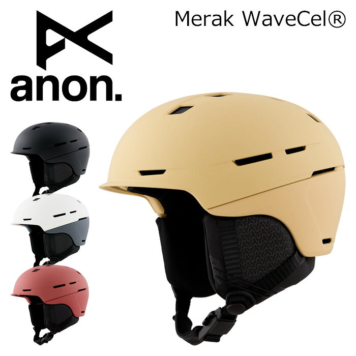 ANON アノン ヘルメット Merak WaveCel Ski & Snowboard Helmet Regular Fit 26-27モデル