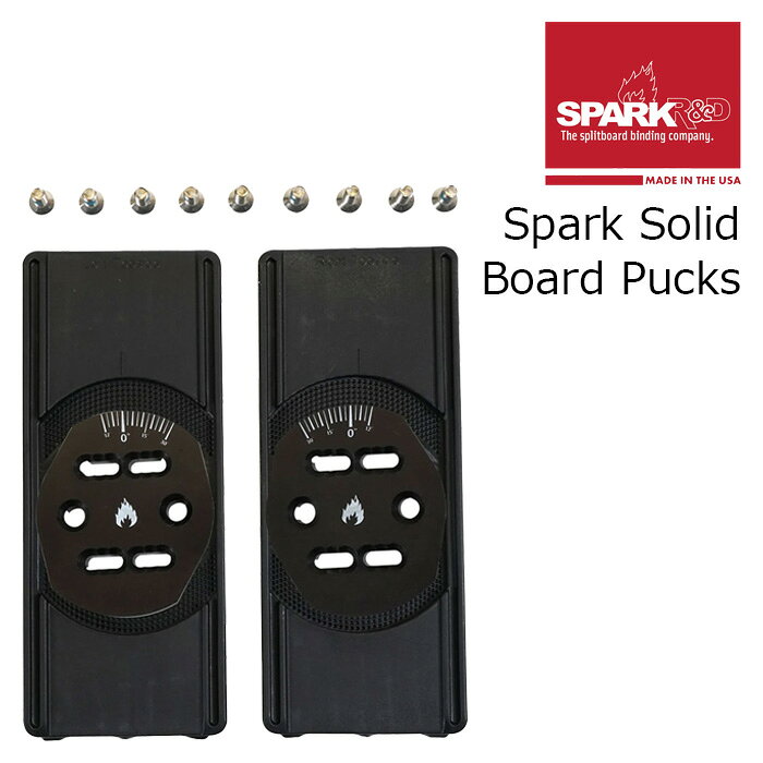 Spark Solid Board Pucks カラー : Black サイズ : Flat, Canted ※ご注意※ ・製造過程で細かいキズがつくことがあります。ご了承ください。 ・実店舗と在庫を共有しているため、タイミングによって完売となる場合がございます。 ・モニターの発色によって色が異なって見える場合がございます。