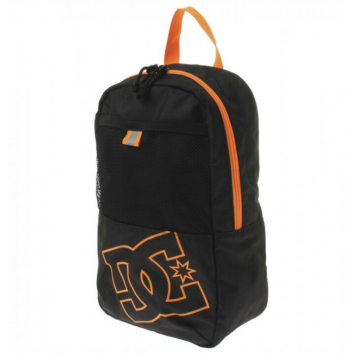 DC SHOES【20 KD SQUARED：BLK】子供用リュックサック [7130J073] [ディーシーシューズ] 20SP バックパック キッズ ジュニア 黒 ブラック オレンジ (対象：幼稚園--小学校低学年)