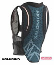 プロテクター Salomon(サロモン) 女性用 23/24【 FLEXCELLPRO W】 L47340500 ブラックフレックスセルプロW BACK PROTECTION レディース 動きを制限することなく高い安全性を実現したバックプロテクション