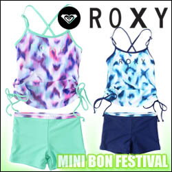 ROXY ロキシー 子供用 水着 セパレート タンキニ キャミキニ　TSW162101 【MINI BON FESTIVAL】100サイズ ジュニア・キッズ・子供用 [メール便対応可]