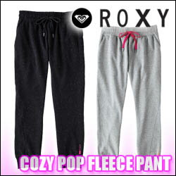 ROXY FITNESS ロキシー スウェットパンツRPT164554 【COZY POP FLEECE PANT】ビンテージ風加工 紫外線対策 UV CUT[UPF50+]
