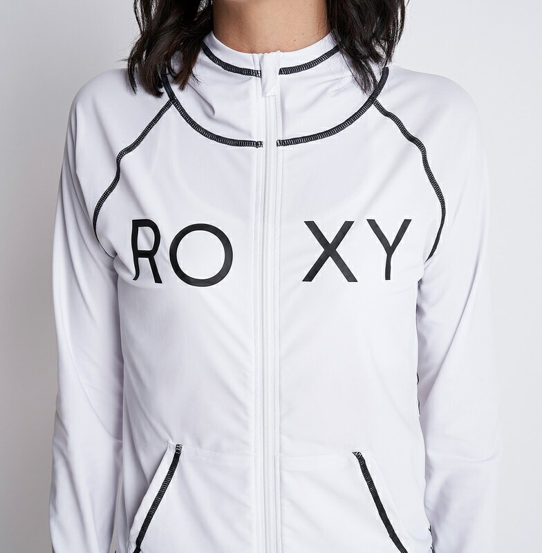 ロキシー パーカー レディース 【RSL】ROXY ロキシー [RLY225054_WHT] 長袖 ラッシュパーカー 23SP【RASHIE PARKA】レディス レディース 女性用 ラッシュガード 速乾 UVカット 紫外線対策 ジップパーカー 海水浴 ビーチウェア プール マリンスポーツ アウトドア トップスのみの販売です