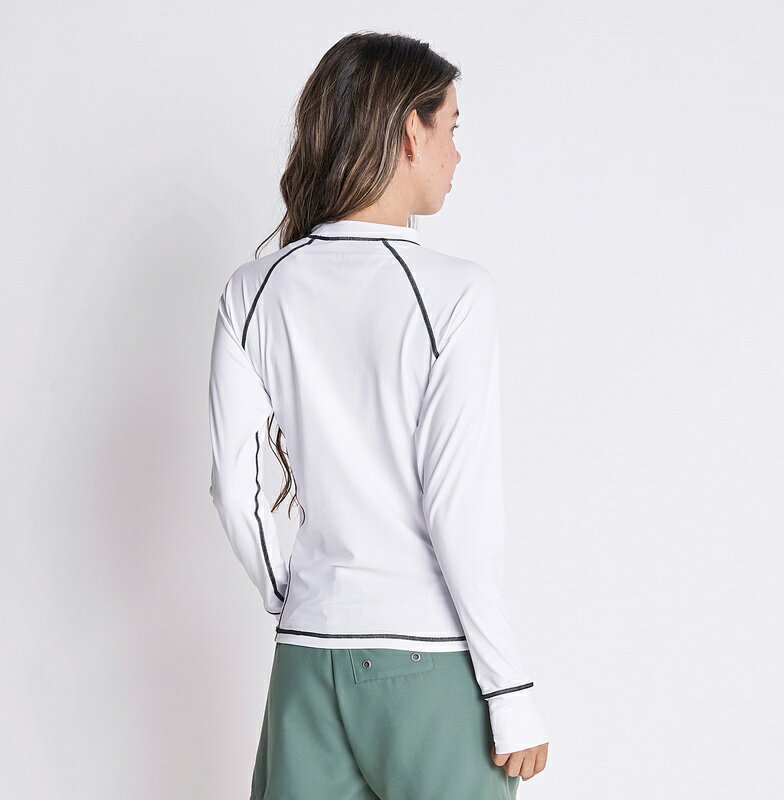 【RSL】ROXY ロキシー [RLY225055_WHT] 長袖 ラッシュガードTシャツ 22SP【RASHIE L/S】ロンTタイプ ラッシュT レディース 女性用 速乾 UVカット 紫外線対策 海水浴 プール マリンスポーツ アウトドア キャンプ 野外フェス トップスのみの販売です [メール便対応可]