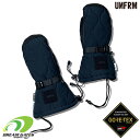 UNFRM【23/24・MILITARY GORE-TEX OVER MITTEN GLOVE|BLACK】ユニフォーム ミリタリーゴアテックス オーバーミトン グローブ ミトン ミット スキー スノーボード ゴアテックス グローブ専門ブランドのアシュラム Ashram がプロダクトを監修