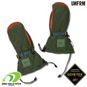 UNFRM【23/24・MILITARY GORE-TEX OVER MITTEN GLOVE|OLIVE】ユニフォーム ミリタリーゴアテックス オーバーミトン グローブ ミトン ミット スキー スノーボード ゴアテックス グローブ専門ブランドのアシュラム Ashram がプロダクトを監修