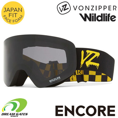 VONZIPPER【23/24・ENCORE：DBB】ボンジッパー　アンコール　ゴーグル　平面ダブルレンズ　スキー　スノーボード　ゴーグル　コストパフォーマンスに優れる軽量モデル!!