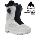 BURTON o[g Xm[{[h u[c Women's Limelight BOA - Wide Stout White 23-24 f fB[X