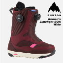 BURTON o[g Xm[{[h u[c Women's Limelight BOA - Wide Almandine/Stout White 23-24 f fB[X