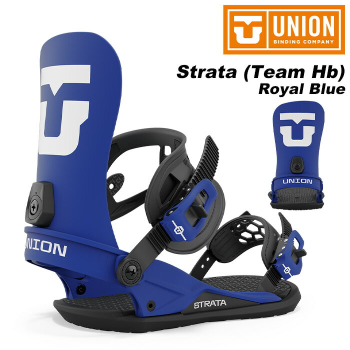 UNION ユニオン スノーボード ビンディング Strata (Team Hb) Royal Blue 23-24 モデル