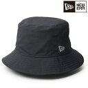 取扱店舗限定 NEWERA【OUTDOOR BUCKET01 STRETCH:BLACK】バケット01 パッカブル Tech Stretch SOLOTEX ECOPET