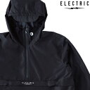 エレクトリック【24/25・ELECTRIC ANORAK JACKET:BLACK】アノラックジャケット スキー スノーボード ライトウェア