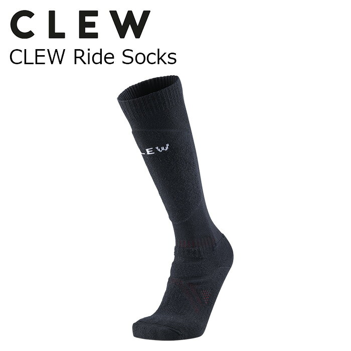 Ride Socks カラー : Black サイズ : S(24.5-26.5), M(26.5-28.0), L(28.0-29.5) メリノウールの優れた機能性と、必要な箇所に施したパッドを組み合わせたライディングソックス。スノーボードブーツの中で快適な履き心地と暖かさを保ち、滑走時のパフォーマンスをサポートします。 【Product details】 ・Knee-length unisex socks made from 100% merino wool ・Light and breathable with targeted padding ・Perfect for lasting comfort in snowboard boots 【Features】 Design - Unisex Fit - Knee-length full measurements are available in our size guide. Cushioning - Reinforced zones at shin, heel, and toes Comfort - Light and soft ideal for snowboard boots Temperature Regulation - Breathable, insulating, and odor-neutral Use - Snowboarding, skiing, and winter sports in general Material - 90% wool (merino wool), 8% polyamide, 2% elastane Made in Europe ※ご注意※ ・製造過程で細かいキズがつくことがあります。ご了承ください。 ・実店舗と在庫を共有しているため、タイミングによって完売となる場合がございます。 ・モニターの発色によって色が異なって見える場合がございます。