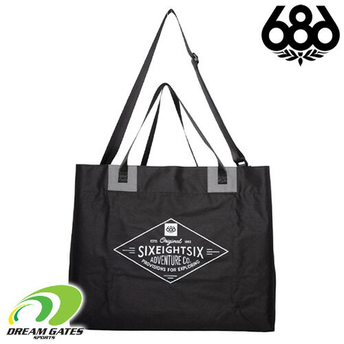 【旧品特価】686【Everyday Tote Bag：BLACK】大型トートバッグ　容量：35L　慨寸：幅72cm高さ53cm奥行19cm　シックスエイトシックス　エブリデイ　トートバッグ　ロクハチロク　sixeightsix