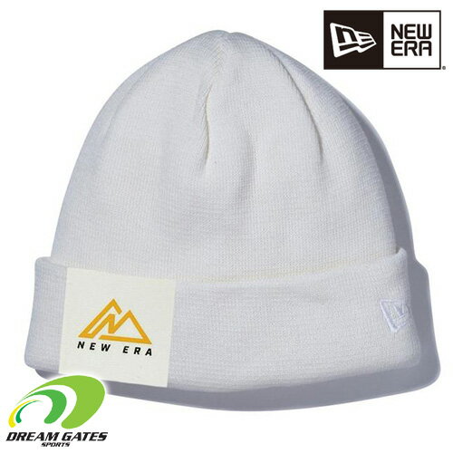 取扱店舗限定 NEWERA 【OUTDOOR KNIT CORDURA：IVORY】ニューエラ　アウトドア　ベーシックカフニット　耐久性に優れるコーデュラナイロン　ビーニー　折り返し　シンプルなスタンダードモデル　メンズ　レディス　ユニセックス　BEANIE　 [メール便対応可]