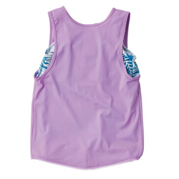 ROXY【MINI SWEET ROXY:LAV】子供用 水着 TSW202100 キッズ 三点セット タンクトップ付 ロキシー 女の子 ガールズ ジュニア ミニスウィートロキシー