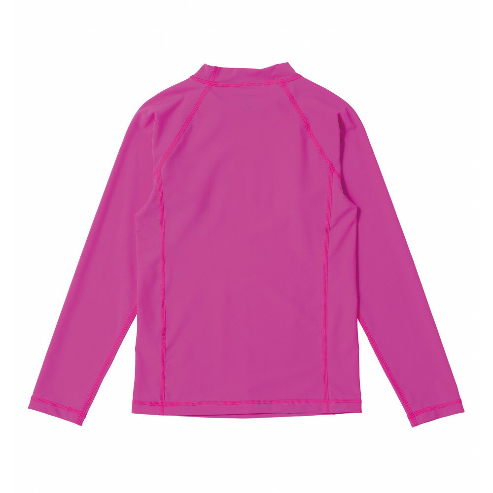 ROXY【MINI BOTANICAL LOGO L/S：PNK】[ロキシー] 20SP 子供用ラッシュガード 長袖 キッズ ジュニア UVカット ピンク [TLY201105]