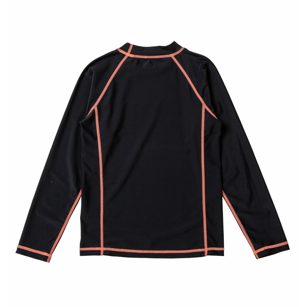 ROXY【MINI RASHIE L/S：BLK】[ロキシー] 20SP 子供用ラッシュガード プルオーバー キッズ ジュニア UVカット 黒 ブラック [TLY201108] [メール便対応可]