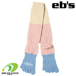 eb's【23/24・SUPER GRIP 5F｜PINK/BLUE】安心の日本製　エビス　スーパーグリップ5エフ　エビスの五本指ソックスの定番モデル　ハイソックス　ウール混　吸汗速乾素材　スキー　スノボ　スノーボード用　靴下　made in japan　 [メール便対応可]